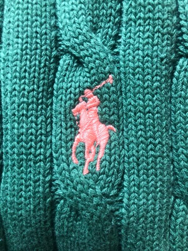 Polo Ralph Lauren manches longues «Vert» – Image 4